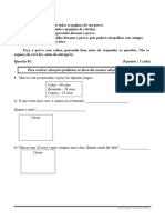 Prova - PB .Matematica.3ano - Tarde .2bim