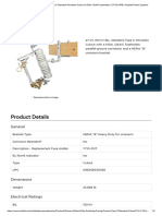 Ficha Tecnica - Cutout Type C Standard Porcelain 27 KV 150 KV BIL 100A 12kAIC Fuseholder C710313PB - Hubbell Power Systems