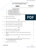 Cse 8 Sem Natural Language Processing 3698 Summer 2019