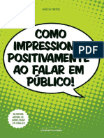 Como Impressionar Positivamente Ao Falar em Pãºblico