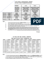 Time Table