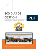 100 DIAS DE GESTIÓN Impresion Hoy