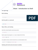 M3 Cheat Sheet Intro To Shell Scripting