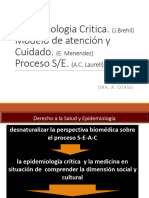 Epidemiologia Critica Modelos de Atencion y Cuidado Proceso Salud Enfermedad