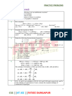 Practice Problem Thermochemistry