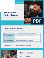 Industrial Machinery Maintenance Project Proposal by Slidesgo