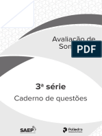 Avaliação de Sondagem 2022 - 3 Série - Prova