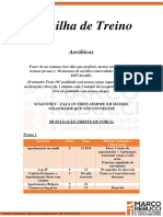 Planilha de Treino Feminina Bora Secar