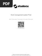 Stock Management System Final