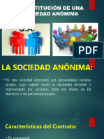 Constitución de Una Sociedad Anonima