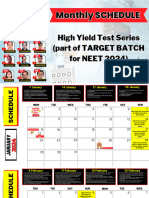 120 DAY Timetable For NEET 2024