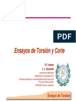 Ensayos de Torsión y Corte