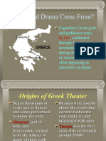 Introduction To Greek Theater and Oedipus Rex