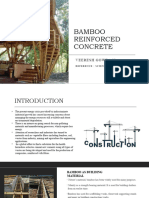 Bamboo Reinforced Concrete