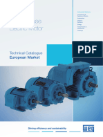 WEG w22 Three Phase Induction Motors European Market 50025712 Brochure English Web