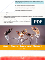 22 MYP 1 Dance Process Journal