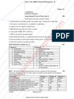 Commerce - Bcom Accounting and Finance - Semester 5 - 2023 - April - Financial Management II Cbcgs