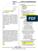 EXAMEN DE BECAS - LETRAS Y EMPRESARIALEss