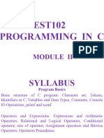 EST102 Programming in C