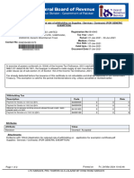 Exemption Certificate of Ghandhara Industries 2021