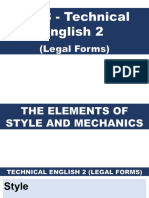 Technical English 2 Legal Forms