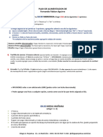 Plan de Alimentación de Fernando Fabian Aguirre