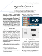 Power Generation From Footsteps by Using Piezoelectric Sensor