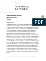 Jornada Extendida 6 Grado - Cambio Climatico-2023