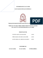 Peritaje Contable Sobre Enriquecimiento Ilicito. Estudio de Caso en Una Municipalidad de El Salvador