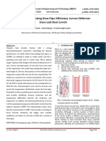 Exploring Pulsating Heat Pipe Efficiency Across Different Sizes and Heat Levels