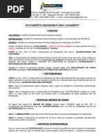 Documentos Necessários para Habilitação Da Casamento