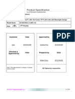 Product Specification: Customer Date Approved by Date