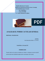 Analizar El Poder Cautelar EN VENEZUELA