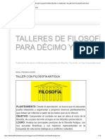 Taller Filosofía Noveno