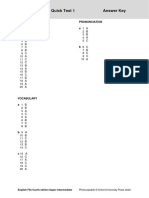 EF4e Uppint Quicktest 1 Answerkey