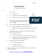 S.6 Chem Seminar Questions March 2020 Revision Past Papers