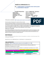 1D-SUT - U1 S - 2 COM ESCRIBE ¡SHHH! Acordamos Nuestras Normas de Convivencia (RUTAS - S.3 - PRI)