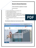 User Manual of Renewal Registration