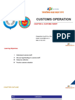 C4. Customs Duty and Tariff O