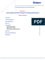 Week 5 - John Dalton and The Concept of Chemical Elements - 0