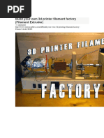 Build Filament Extruder