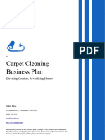 Carpet Cleaning Business Plan