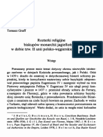 T. Graff - Rozterki Religijne Biskupów Monarchii Jagiellońskiej W Dobie Tzw. II Unii Polsko - Węgierskiej 1440 - 1444