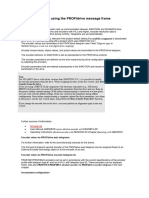 Encoder Interface Using The PROFIdrive Message Frame