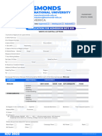 Application Form Fillable KIU