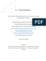 PRACTICA - 1 - VISCOSIDAD - Rut Domènech Olivé, Felip - Llorens - Servera - Francesco - Lobresco - Mitul - Rayhan - Chowdhury.