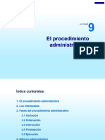 Unidad 9. El Procedimiento Administrativo