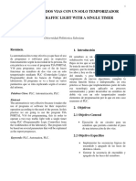 Informe - Semaforo de Dos Vias Con Un Temporizador