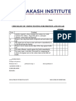 Urine Testing Procedure