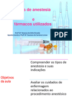 AnestesiaSedacaoAnalgesia - 2sem2022 Poveda